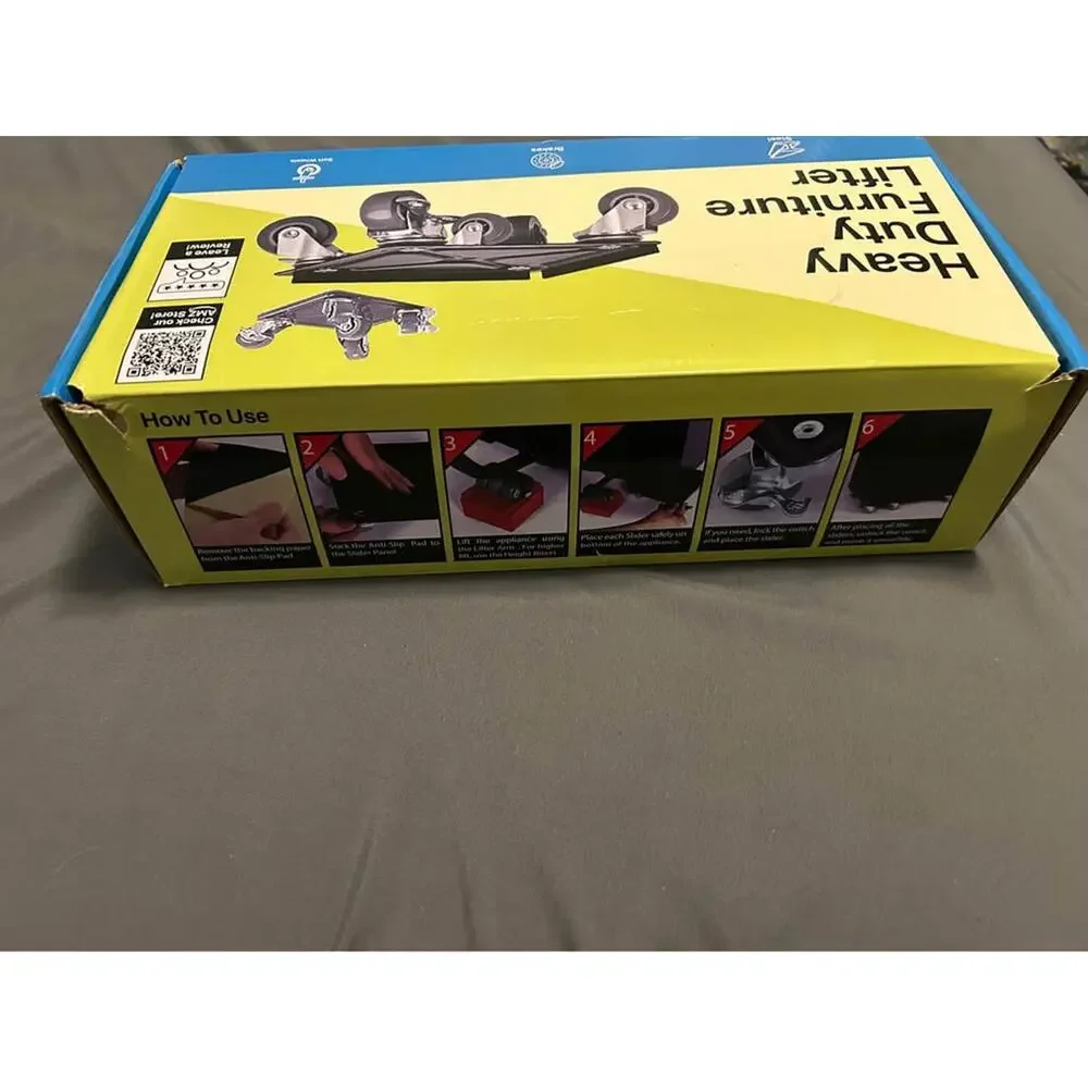 Heavy Duty Furniture Lifter & Sliders Moving Kit - 15pc Appliance Mover